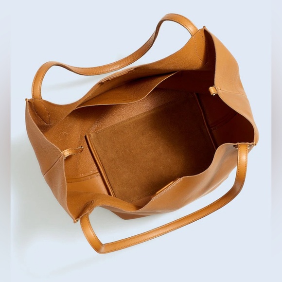 NWOT Madewell The Shopper Tote in Soft Grain Pebbled Leather - Picture 2 of 10